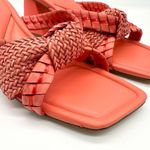 Marc Fisher Women's  Sqaure Toe Slip-on Dress Orange Sandals Photo 7