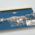 Lucky Brand 2-Pc Bead & Pave Star Charm Anklets in Two-Tone MSRP $29 NWT Photo 4