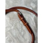 Dooney & Bourke Red Leather Crossbody Bag W/ Tassels Adjustable Strap Boutique Photo 5