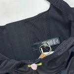 SKIMS NWT Stretch Satin Corset - Onyx - XS Photo 5