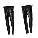 Spanx Look At Me Now Black Camo Leggings SP Small Petite Yoga Pilates W… Photo 5