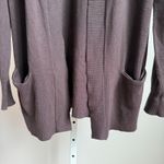 Premise  Studio sz M brown open‎ minimalist cardigan Photo 2