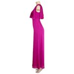 Sachin + Babi Chelsea One Shoulder Bow Gown, Dragonfruit, 0 (US) Photo 8