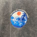 NATIVES OF THE GOLDEN COAST Cropped Vintage Tee Unisex Adult Sz L EUC Black Size L Photo 1