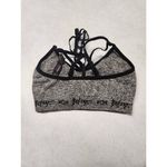 Betsey Johnson  Size XS Charcoal Gray Performance Bra  Removable Padding Photo 1