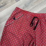 Victoria's Secret Victoria’s Secret Medallion Print Flannel Sleep Lounge Pants Red Large Photo 3
