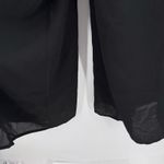 Good American Jumpsuit One Size Sexy Twist Romper Wide Leg Semi Sheer Black NWT Photo 15