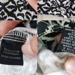 E39 By Eric Black & White Tailored Vest Medium Photo 4