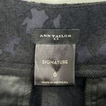 Ann Taylor Signature Satin Lace Navy Black Dress Pants Women Size 6 Photo 4