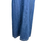 Cabin creek Vintage Denim Jumper Dress Women’s Petite Medium Button Side Pockets Photo 2