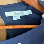 Boden Navy Long Sleeve Sequin Shimmer Blouse Women’s size 10​​ Photo 5