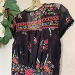 Pacific&Co Bluish & Salia Boho Floral Flowy Maxi Dress L Photo 11