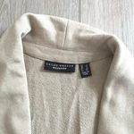 Susan Graver  Women’s Khaki Weekend Washed French Terry Blazer Sz L Photo 2