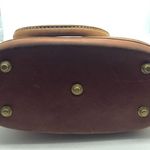 Dooney & Bourke white pebbled leather vintage tote bag Photo 5