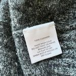 White + Warren Cashmere Crewneck heathered grey black sweater XS Gray Photo 4