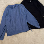 Sonoma  Women's Blue and Black Sweatshirts Photo 0