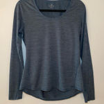 Athleta  Blue Lightweight Long Sleeve Shirt Athletic Active Women's size Large Photo 0