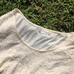 Altar'd State Altar’d State Cream Lace Bell Sleeve Blouse Photo 3