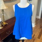 Matching Set Blue Cotton Flowy Tank Blousey Shorts New Size XS Photo 5