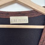 Vintage 90a fall floral embroidered sweater vest Black Size XL Photo 3