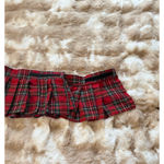 Plaid Red Mini Skirt Size XS Photo 2