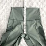 Aerie Offline Sage Green Mesh Panels Goals High Rise Athletic 7/8 Leggings S Photo 7