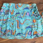 Wild Fable  Turquoise Skirt with Tie and Back Elastic Waist. Photo 0