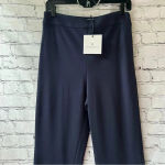 Chloe Kristyn Navy Blue High‎ Rise Pull On Business Casual Pants Size Medium Photo 1