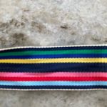 Striped grossgrain ribbon elastic headband Photo 2