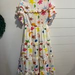 Charm Ruffle Maxi Dress Multiple Size M Photo 4