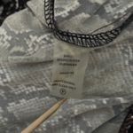 Calvin Klein Jumpsuit Snakeskin Print Sleeveless Punk Edgy Party Brown Size 6 Photo 8