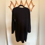 Uniqlo  Waffle Knit Black Ling Sleeve Dress Photo 2
