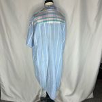 Vintage Patchwork Dress Made In Pakistan Chandni Cotton, One Size Fits All Blue Photo 3