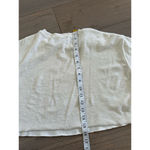 Divided  Cropped Textured T-Shirt White Size Medium Photo 4