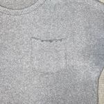Ocean Drive | Ribbed Gray-Blue Pocket Tee | Small Photo 2