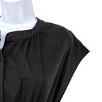 Deluc Cancela Poplin Sleeveless Shirt Dress Black Cotton Dress Size XS Photo 3
