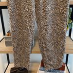 Banana Republic Mid-Rise Pull On Belted Cheetah Drape Woven Career Dress Pant, M Photo 2