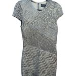 Torn By Ronny Kobo Kaitlyn Gold Metallic Textured Bodycon Mini Dress Small Photo 3