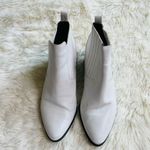 Melrose and Market  White Faux Leather Booties 6.5 M Photo 4