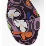 Larroudé Dolly Floral Patent Leather Platform Sandals EUC Black Size 5.5 Photo 2