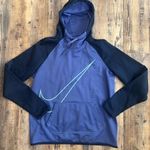 Nike  Blue and Black Hoodie Photo 0