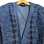 Vintage‎ Three Flaggs California Blue Embroidered Jacket Size M Photo 2