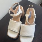 Steve Madden Daysee Frayed Denim Platform Photo 3