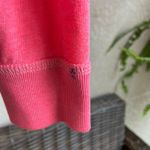 American Eagle  Womens Sweatshirt Size XS Quarter‎ Zip Neon Pink Lightweight Photo 4