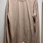 Forever 21 tan nude oversized Long Sleeve size large Photo 0