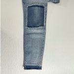 HUDSON Suzzi Midrise AKL Skinny Jeans Patchwork Knees Released Raw Hem Women 27 Blue Photo 7