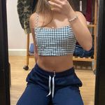 Brandy Melville gingham crop top Photo 0