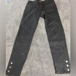 Peruvian Connection  Black Straight Leg Jeans With Buttons ( 8‎ ) Photo 0