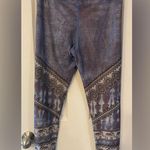 Evolution and creation  | purple and blue elephant, yoga pants | size small Photo 4