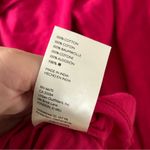 Anthropologie  dark pink ruffle long sleeve v-neck top Photo 5